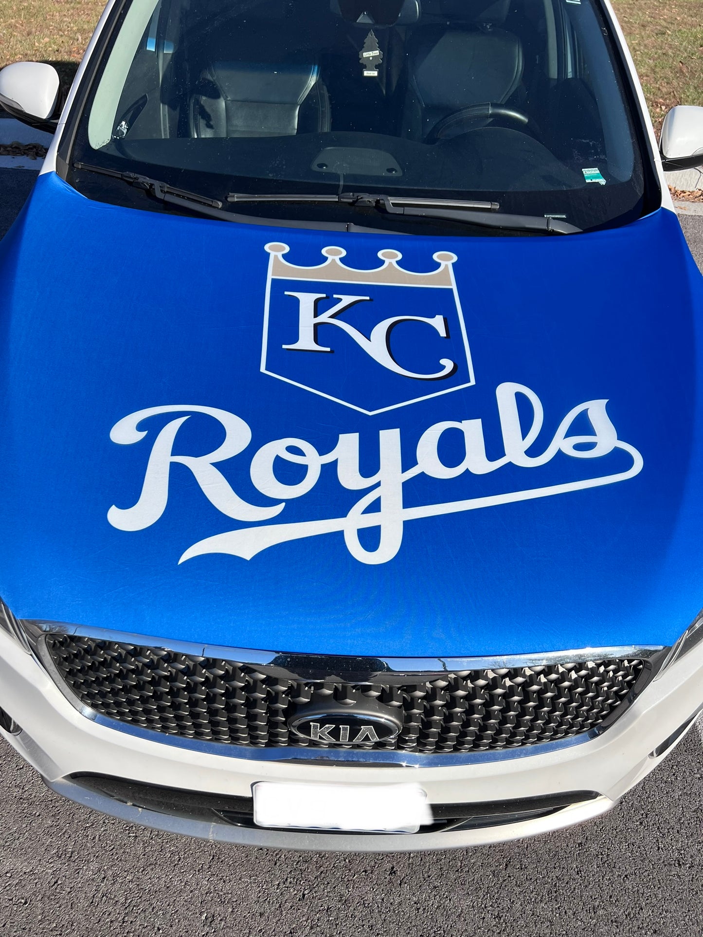 KC Royals Car Hood Cover