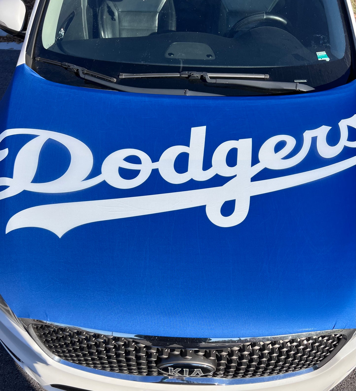 Dodgers Baseball Car Hood Cover