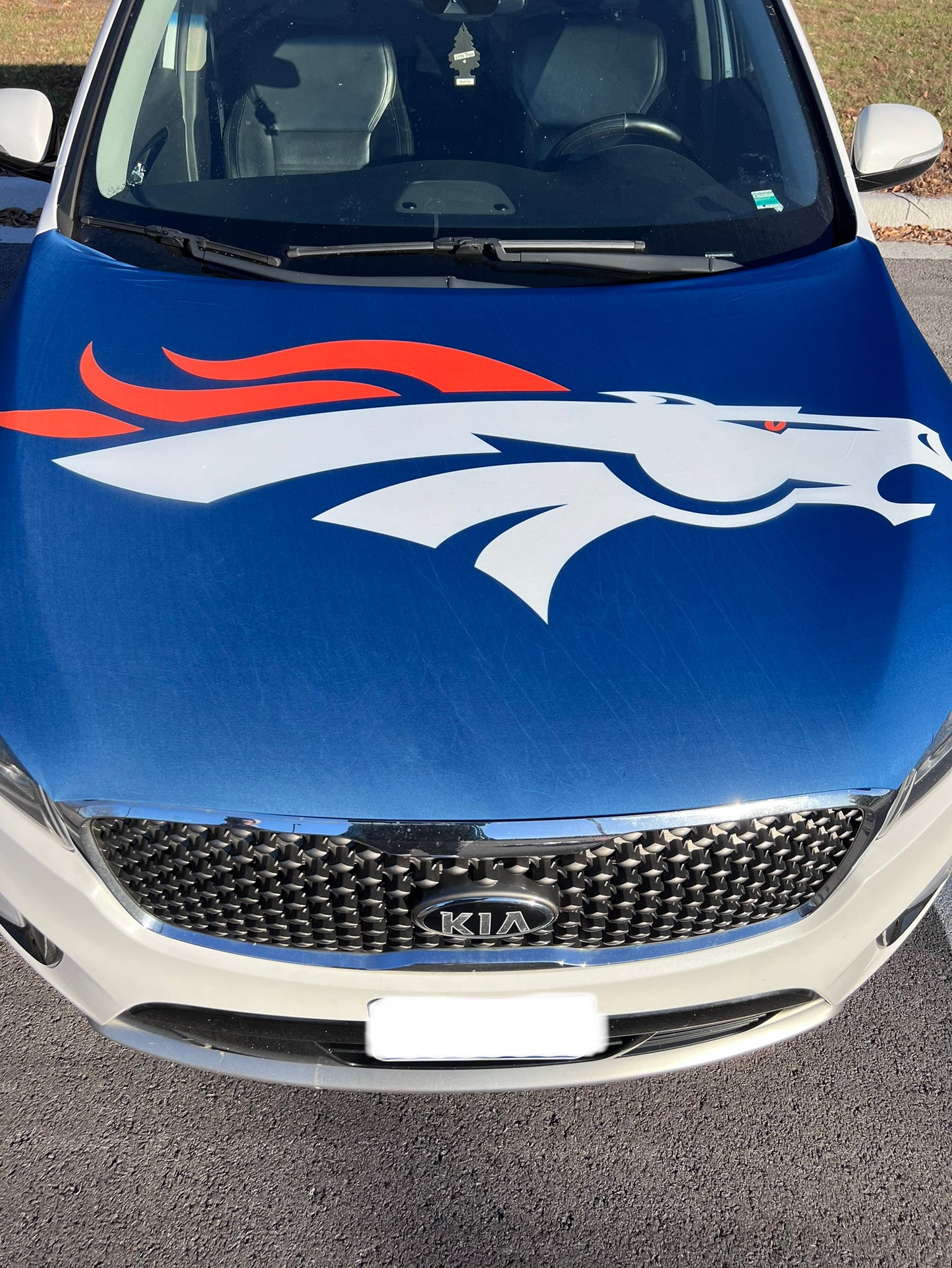 Denver Broncos Car Hood Cover