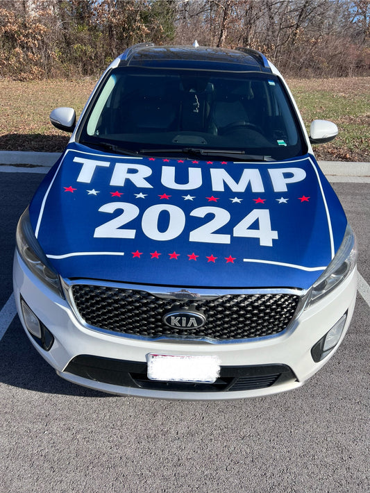 Trump 2024 Car Hood Cover