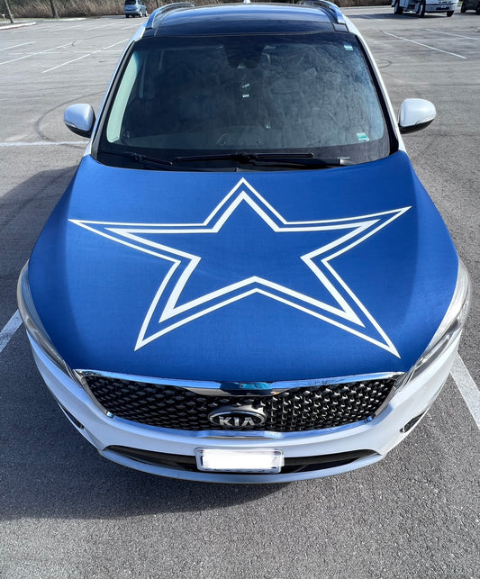Dallas Cowboys Car Hood Cover
